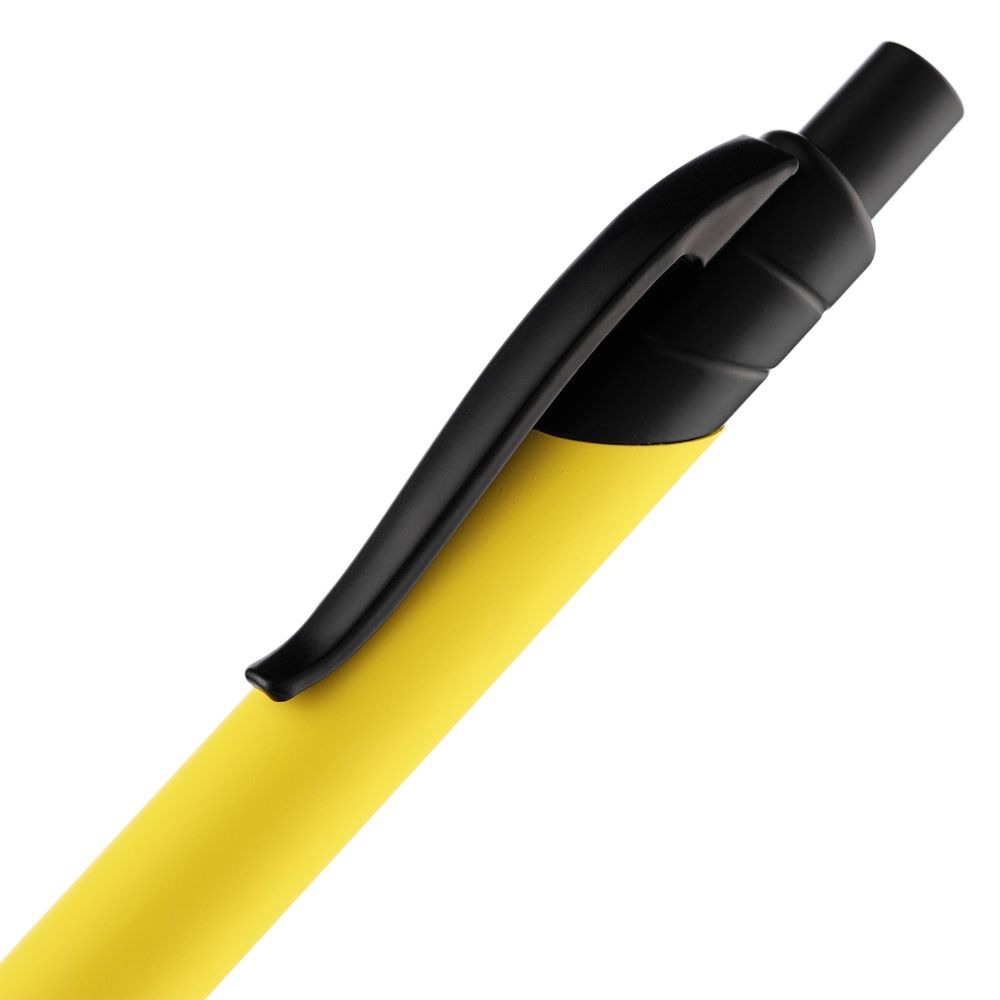 Ручка шариковая Undertone Black Soft Touch, желтая Ручка шариковая Undertone Black Soft Touch, желтая
