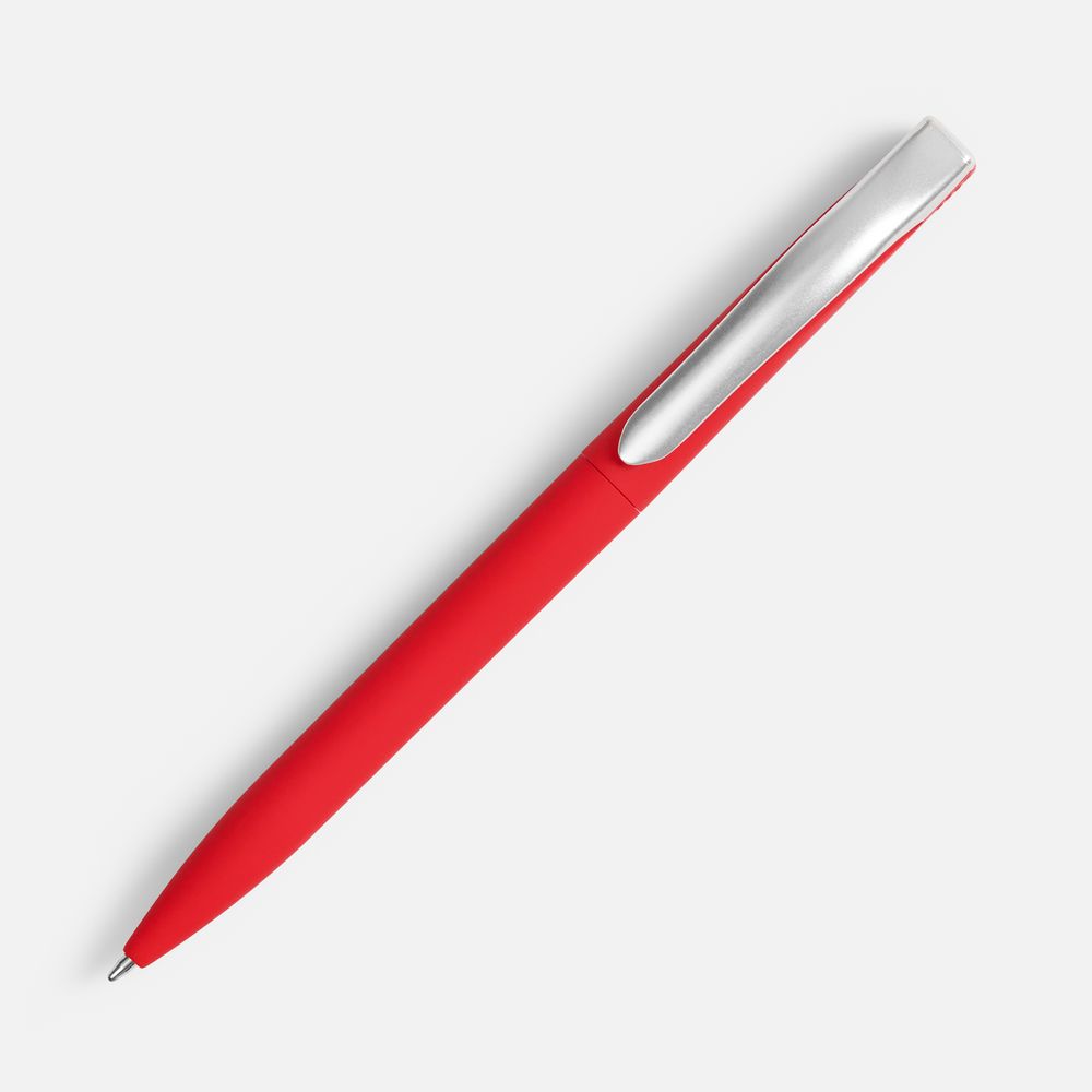 Ручка шариковая Pin Soft Touch, красная Ручка шариковая Pin Soft Touch, красная