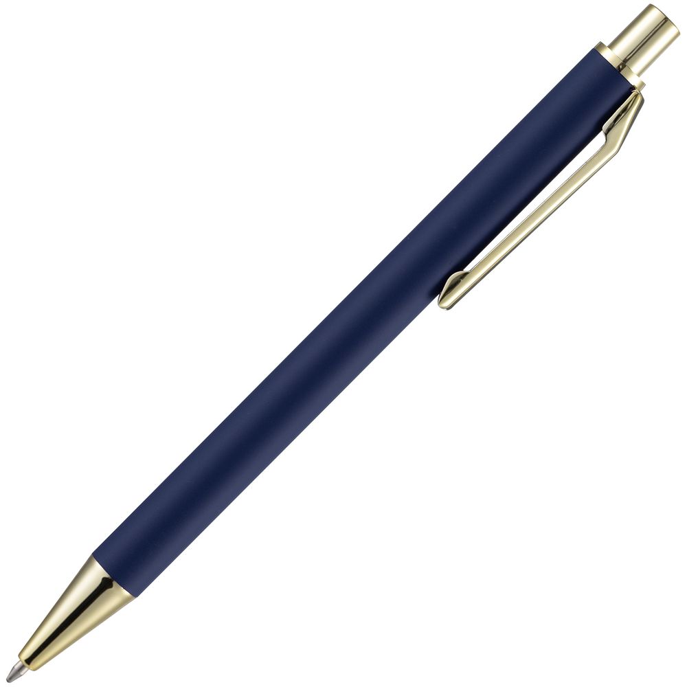 Ручка шариковая Lobby Soft Touch Gold, синяя Ручка шариковая Lobby Soft Touch Gold, синяя