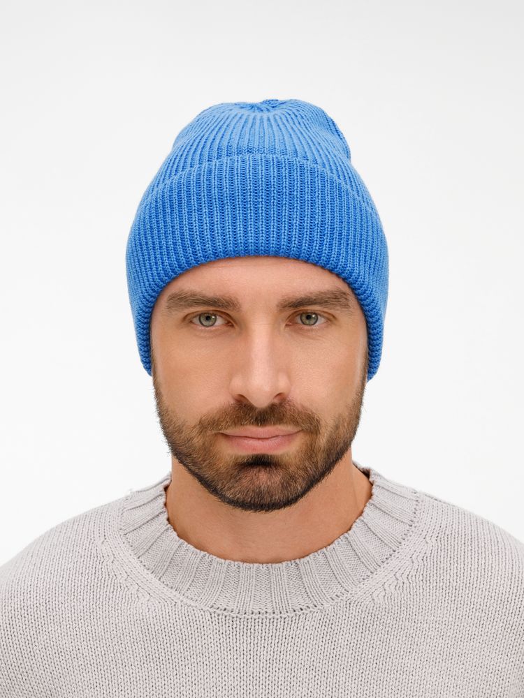 Шапка Nobilis Mono, синяя (аква)