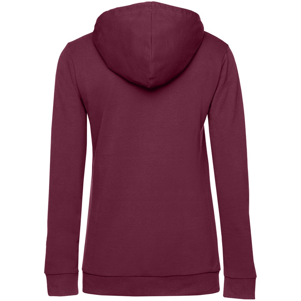 Толстовка с капюшоном женская Hoodie, бордовая Толстовка с капюшоном женская Hoodie, бордовая