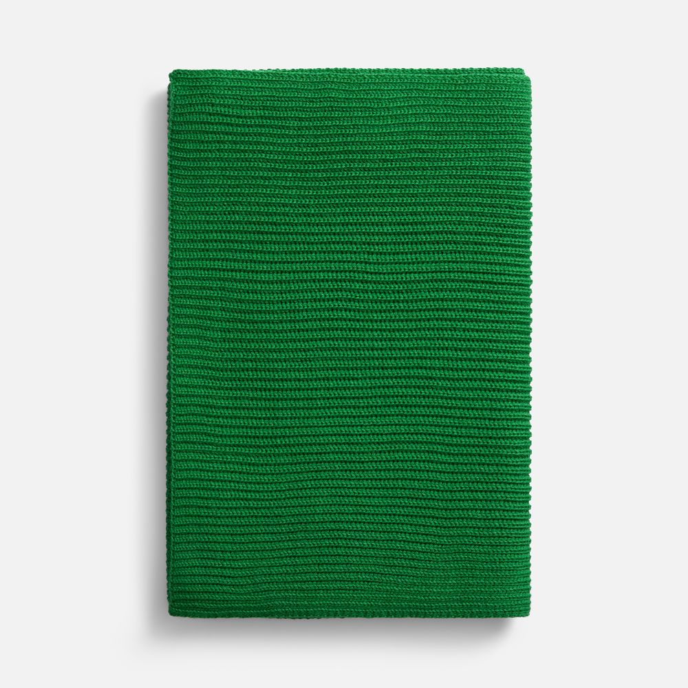 Шарф Nobilis Mono, ярко-зеленый