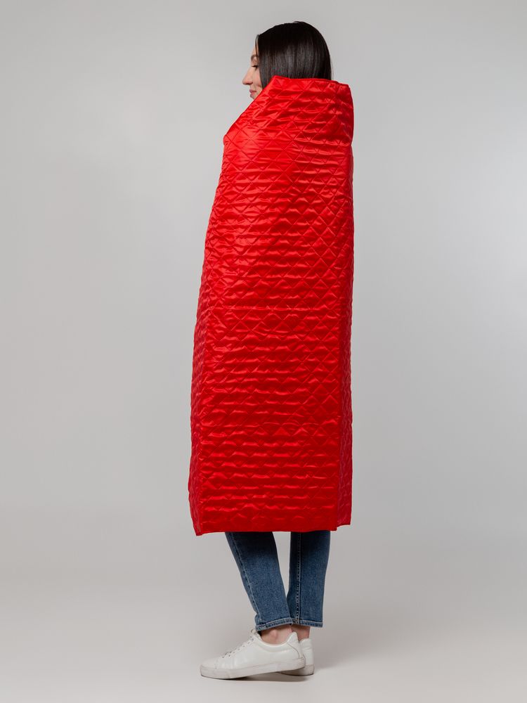 Плед-пончо для пикника SnapCoat, красный Плед-пончо для пикника SnapCoat, красный