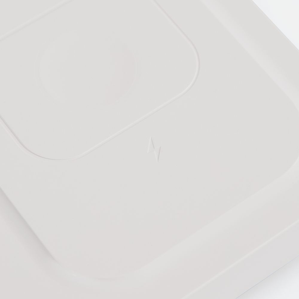 Беспроводное зарядное устройство с подогревом кружки Hot Task, белое