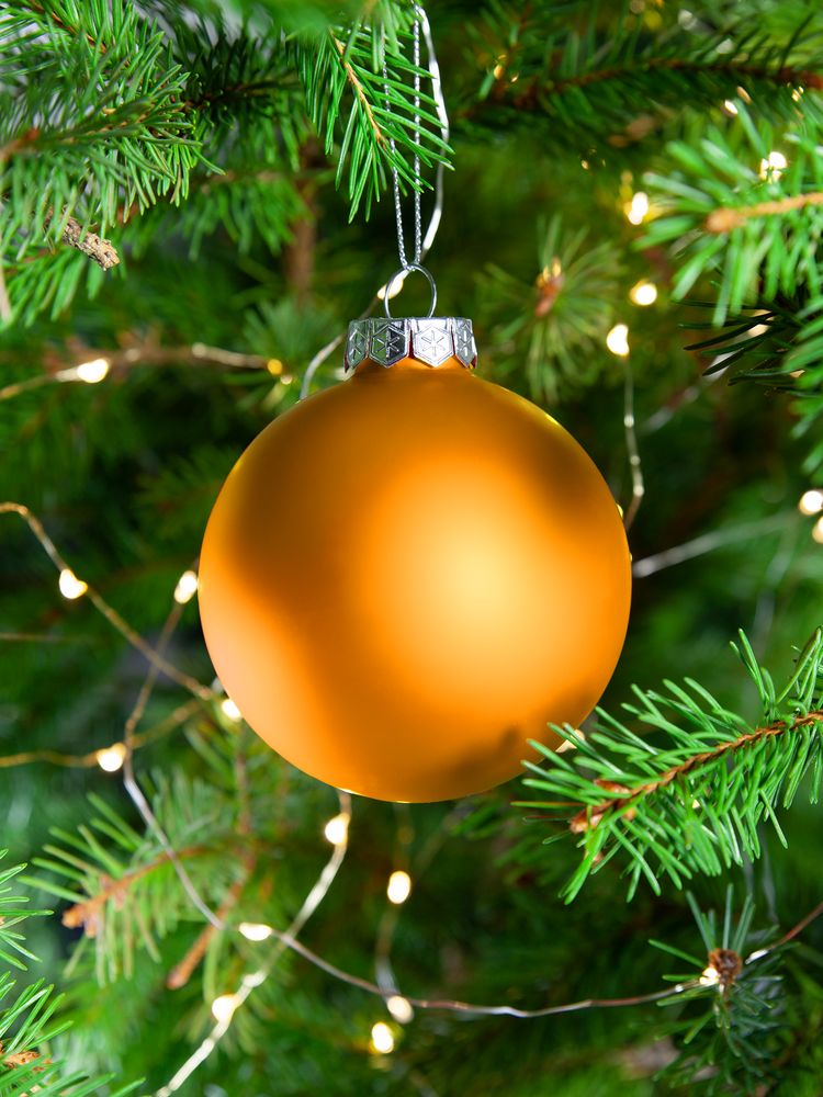 Елочный шар Finery Matt, 8 см, матовый оранжевый