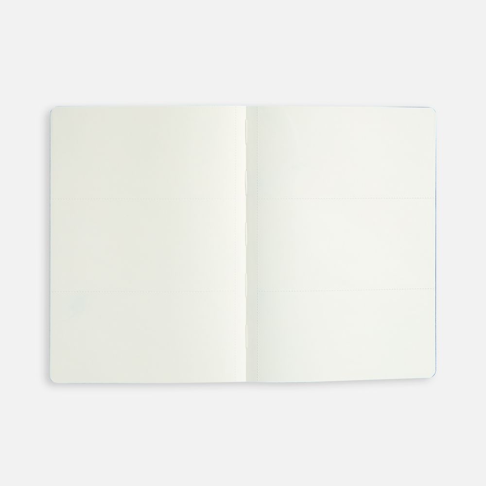 Ежедневник Doppio, недатированный, синий с оранжевым