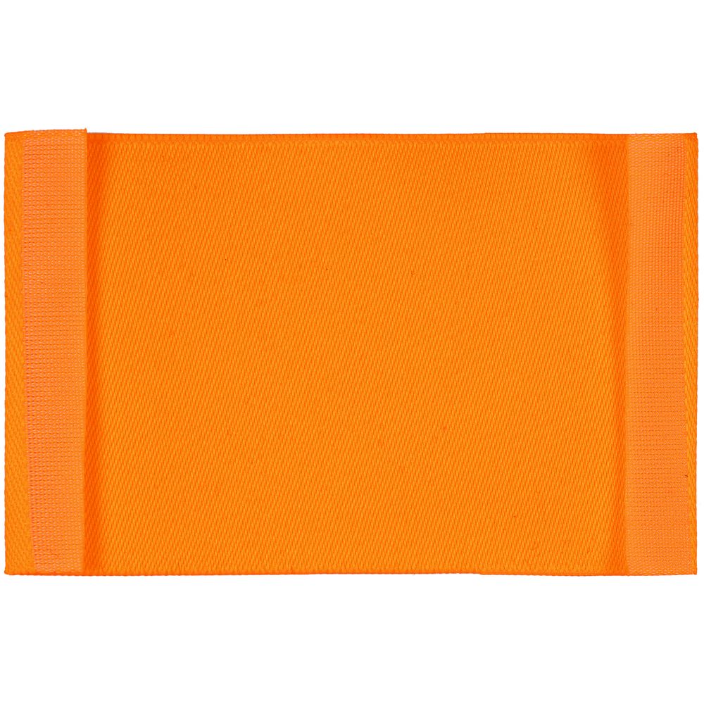 Лейбл тканевый Epsilon, XL, оранжевый неон