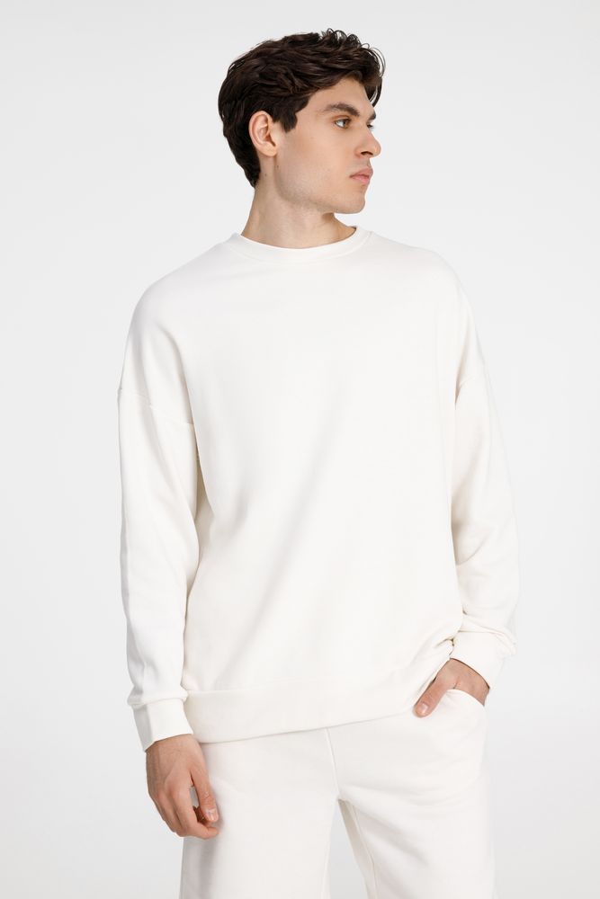 Свитшот унисекс S2, молочно-белый