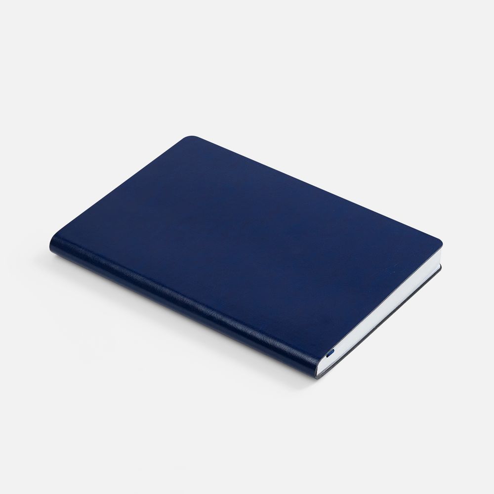 Ежедневник Nebraska Flex, недатированный, синий с серебром