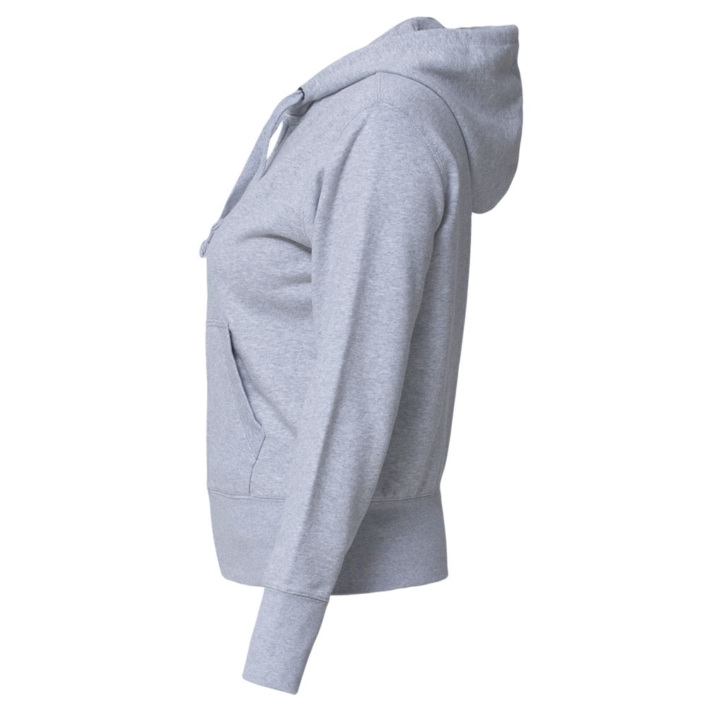 Толстовка женская Hooded Full Zip серый меланж Толстовка женская Hooded Full Zip серый меланж