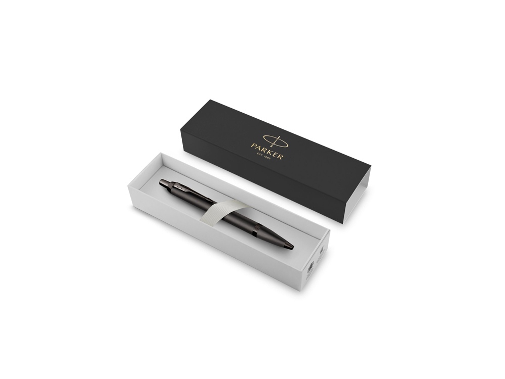 Шариковая ручка Parker IM Monochrome Black, стержень:M, цвет чернил: blue, в подарочной упаковке. Шариковая ручка Parker IM Monochrome Black, стержень:M, цвет чернил: blue, в подарочной упаковке.