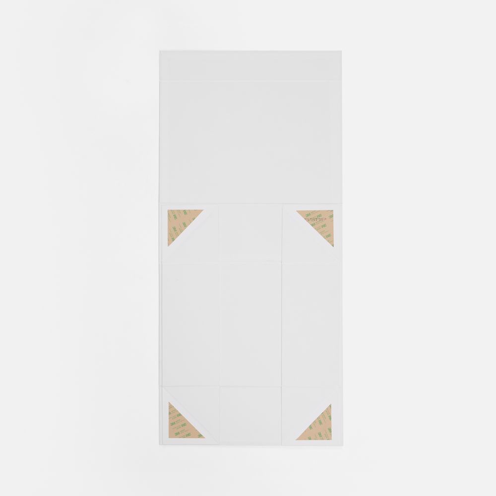 Коробка складная Quadra Fold, белая