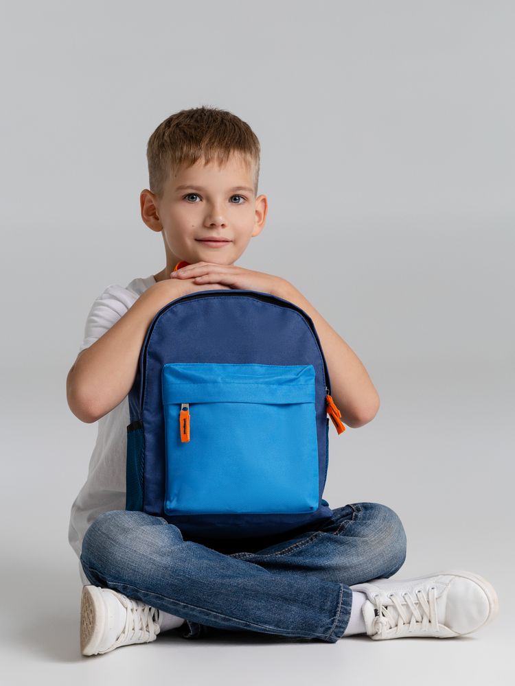 Рюкзак детский Kiddo, синий с голубым Рюкзак детский Kiddo, синий с голубым