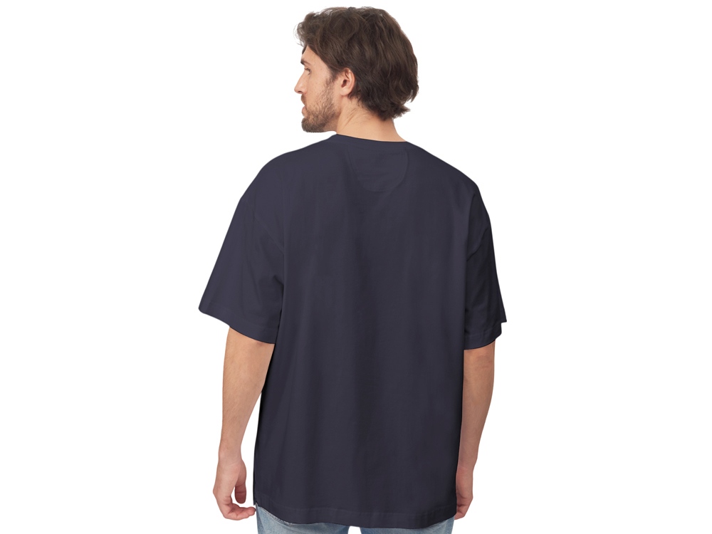 Футболка оверсайз Vienna унисекс , темно-синий