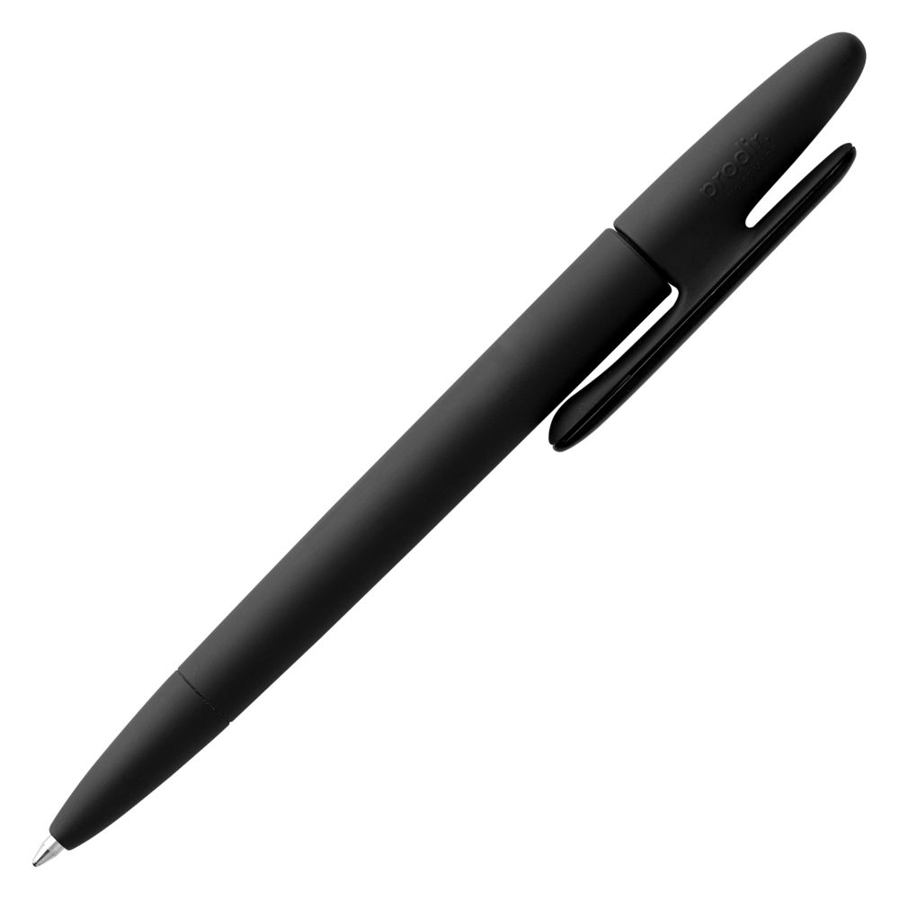 Ручка шариковая Prodir DS5 TRR-P Soft Touch, черная Ручка шариковая Prodir DS5 TRR-P Soft Touch, черная