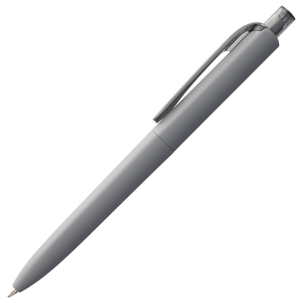 Ручка шариковая Prodir DS8 PRR-T Soft Touch, серая Ручка шариковая Prodir DS8 PRR-T Soft Touch, серая