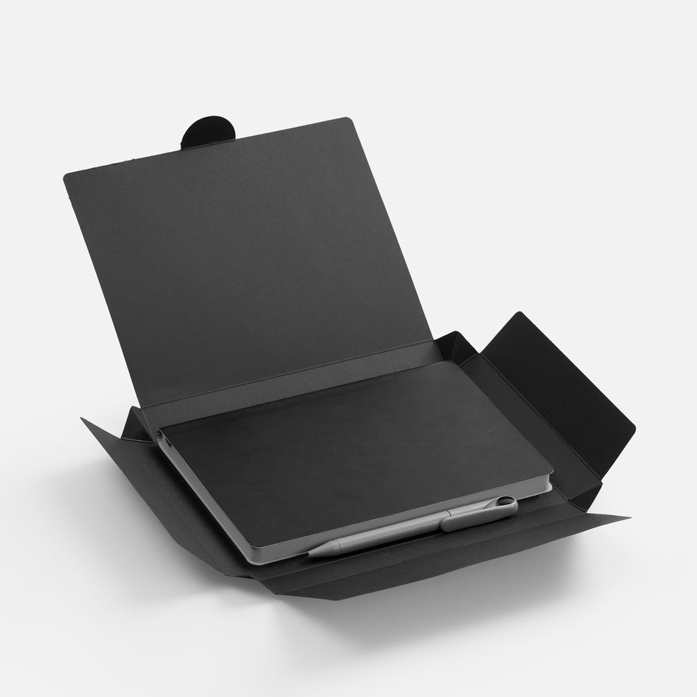 Набор Doppio, черный с серым