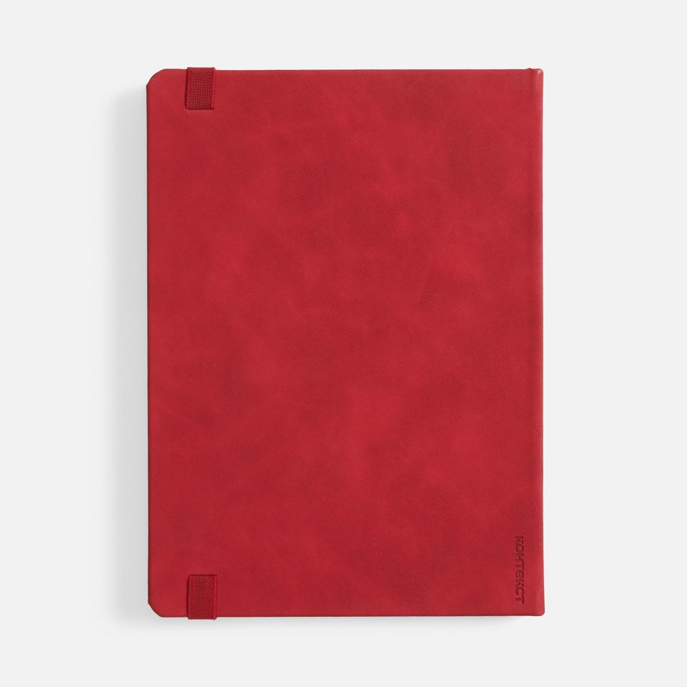 Ежедневник Urban Hard, недатированный, красный