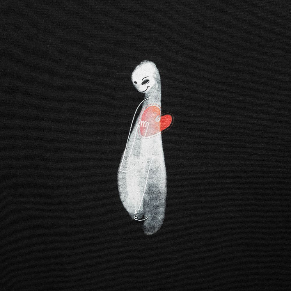 Футболка женская Ghost of Love, черная Футболка женская Ghost of Love, черная