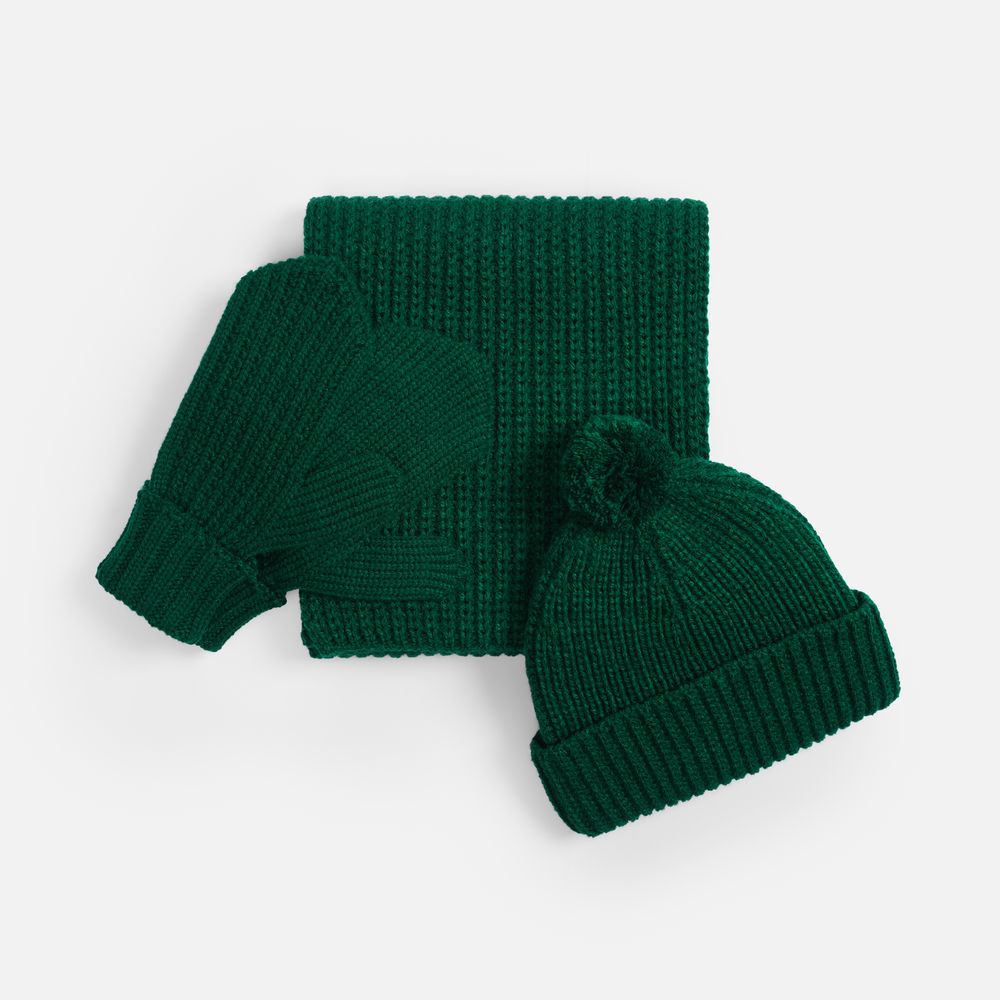 Варежки Nordkyn, темно-зеленые