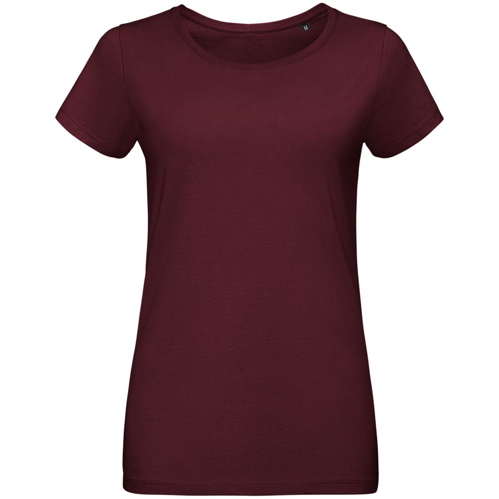 Футболка женская Martin Women, бордовая Футболка женская Martin Women, бордовая