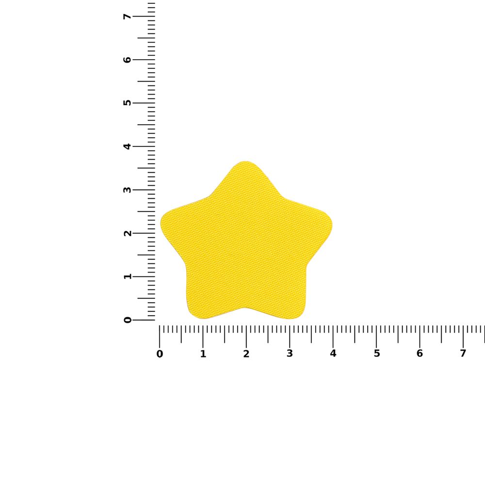 Наклейка тканевая Lunga Bial, M, желтая