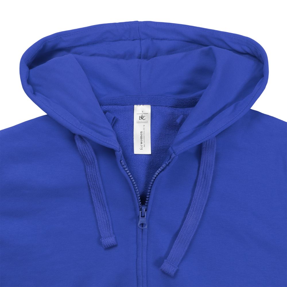 Толстовка женская Hooded Full Zip ярко-синяя Толстовка женская Hooded Full Zip ярко-синяя