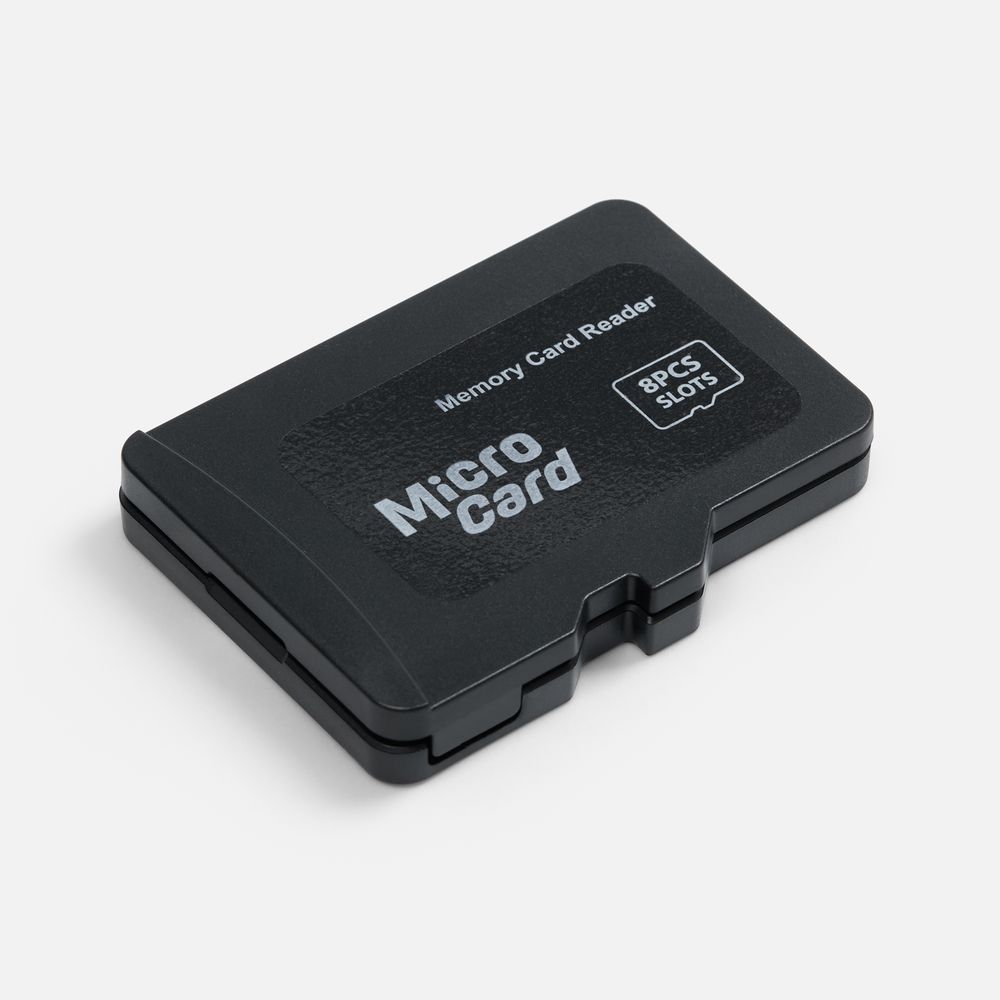 Футляр для карт памяти и SIM-карт Multitask, черный