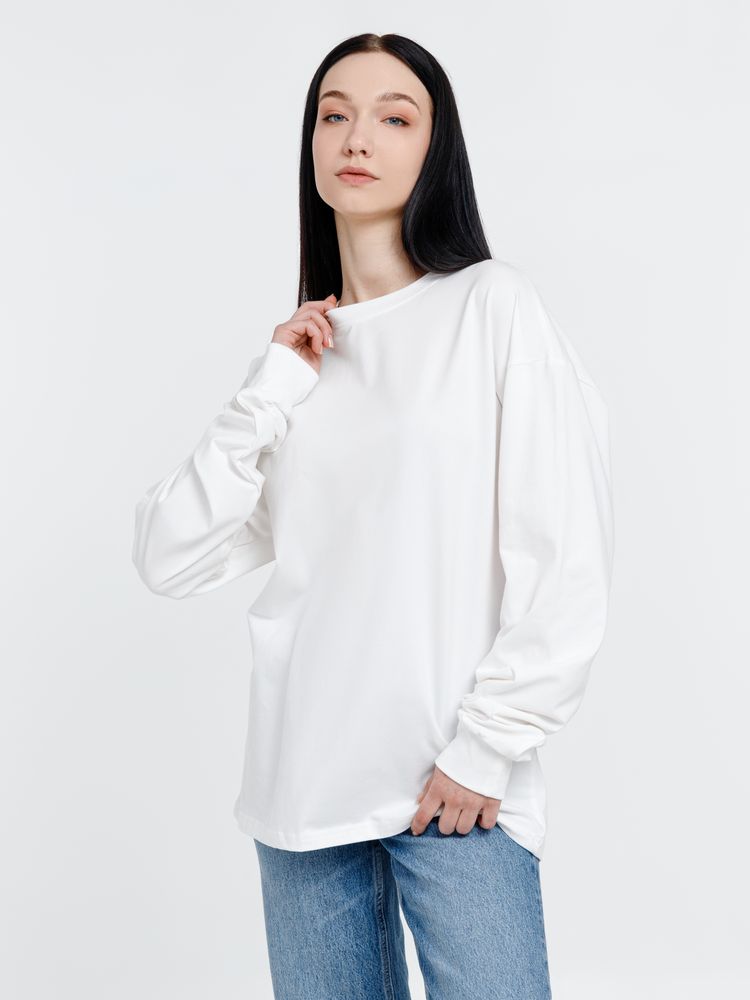 Футболка оверсайз унисекс City Sapiens, молочно-белая