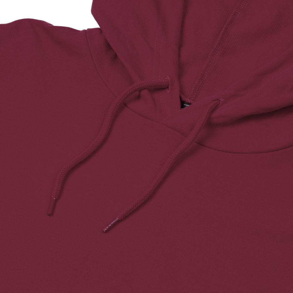 Толстовка с капюшоном унисекс Hoodie, бордовая Толстовка с капюшоном унисекс Hoodie, бордовая