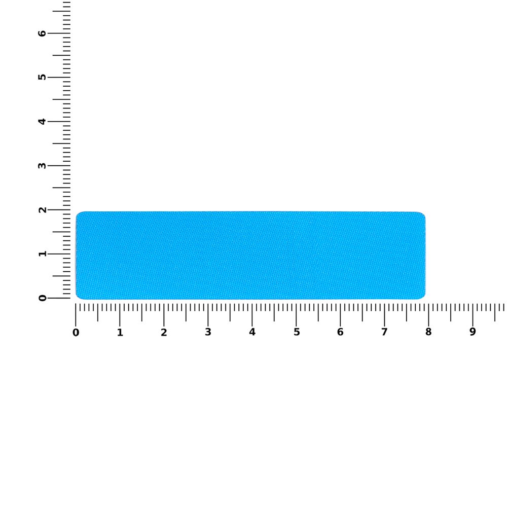 Наклейка тканевая Lunga, S, голубая