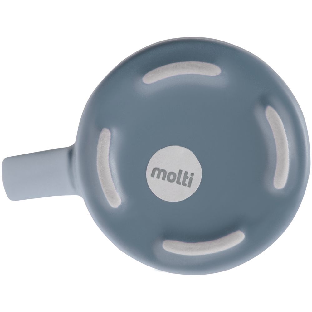 Кружка Modern Bell, матовая, серо-синяя Кружка Modern Bell, матовая, серо-синяя