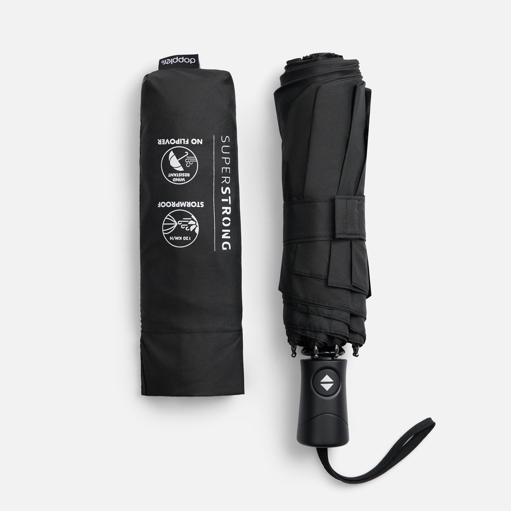 Складной зонт Fiber Magic Superstrong, черный