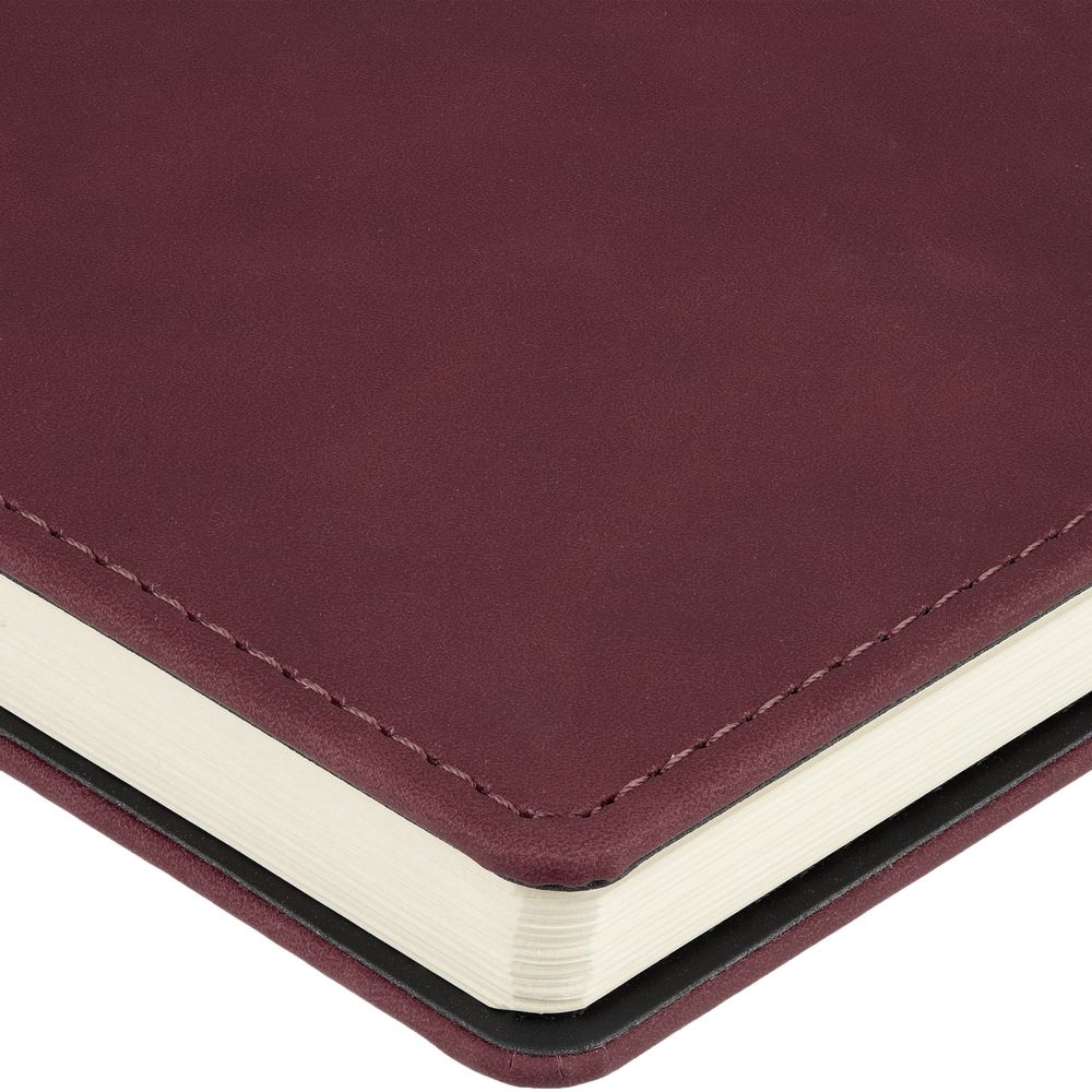 Ежедневник Spring Urban на заказ, недатированный, бордовый