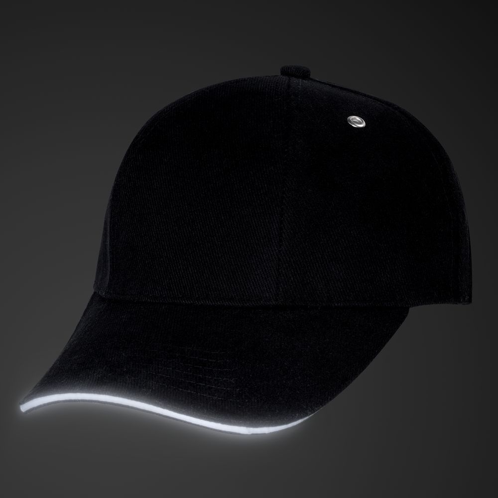 Бейсболка Hard Work Black со светоотражающим элементом Бейсболка Hard Work Black со светоотражающим элементом
