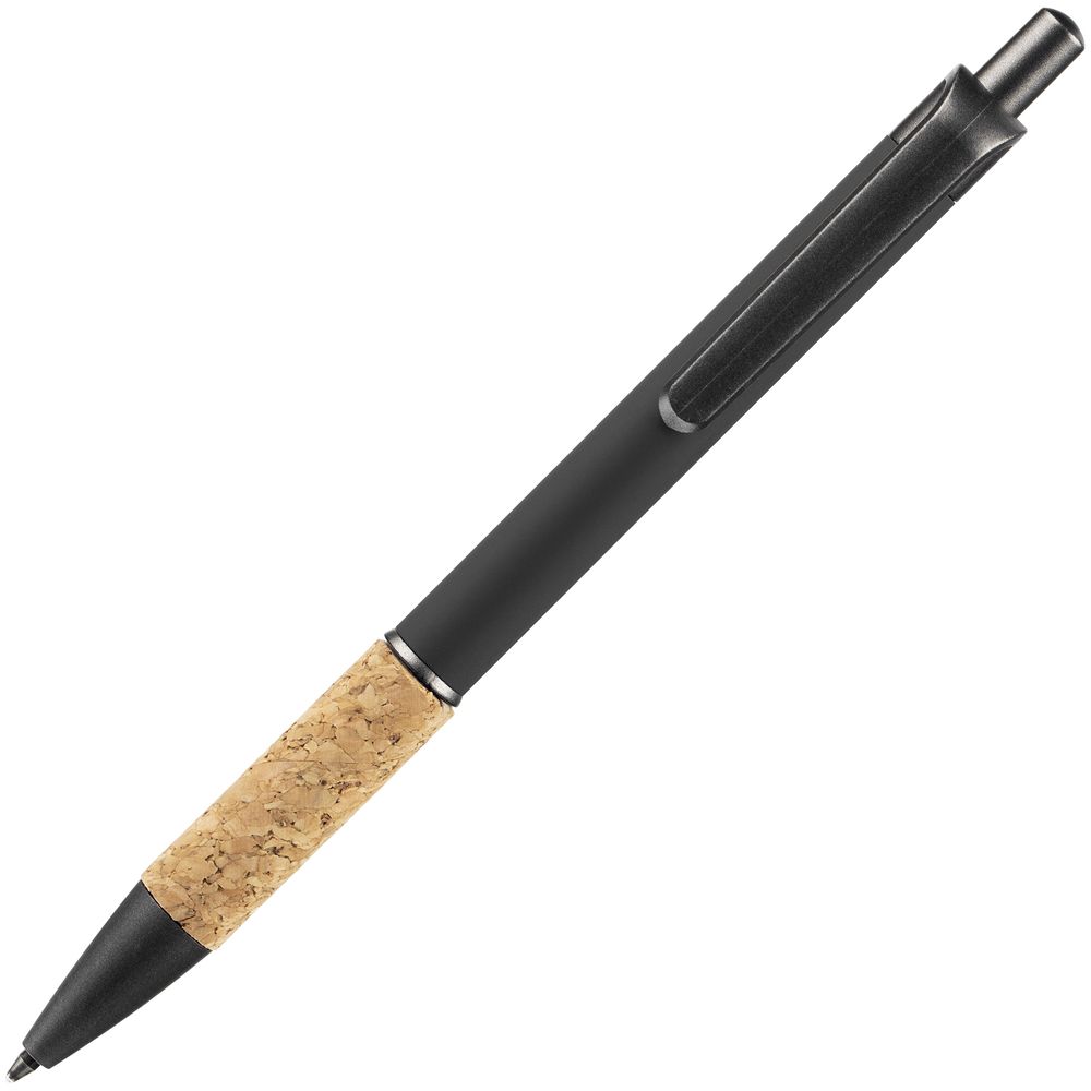 Ручка шариковая Cork, черная Ручка шариковая Cork, черная