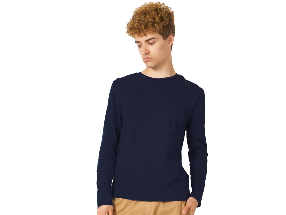 Лонгслив Porto мужской, темно-синий