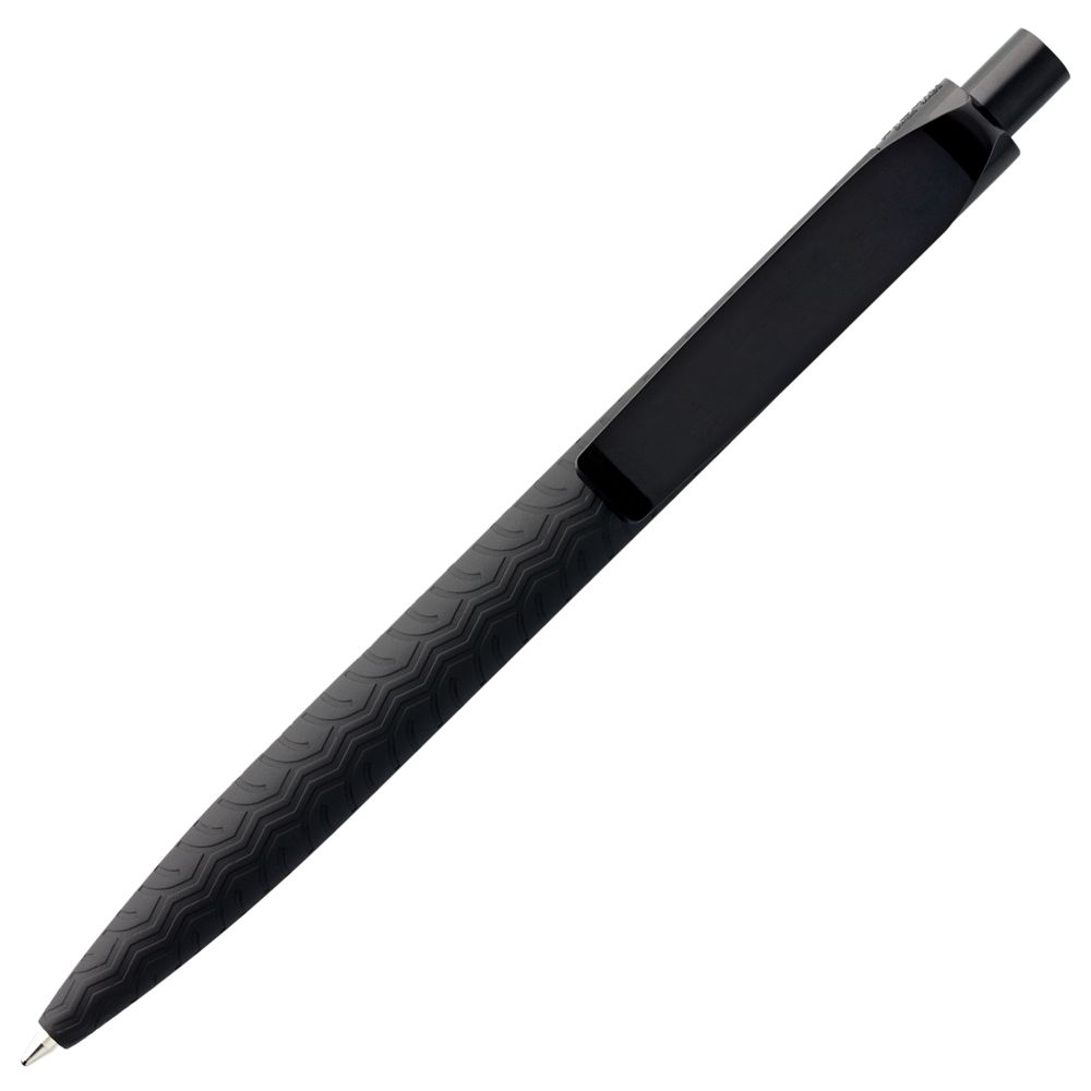 Ручка шариковая Prodir QS03 PRP Tyre Soft Touch, черная Ручка шариковая Prodir QS03 PRP Tyre Soft Touch, черная