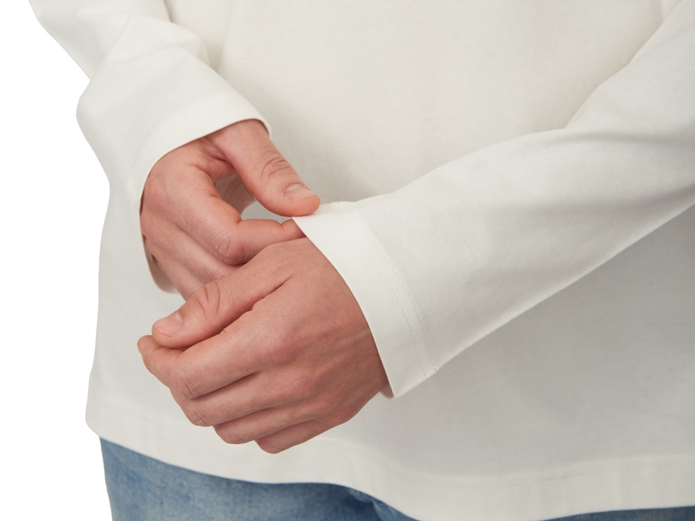 Лонгслив оверсайз Berlin унисекс, молочный