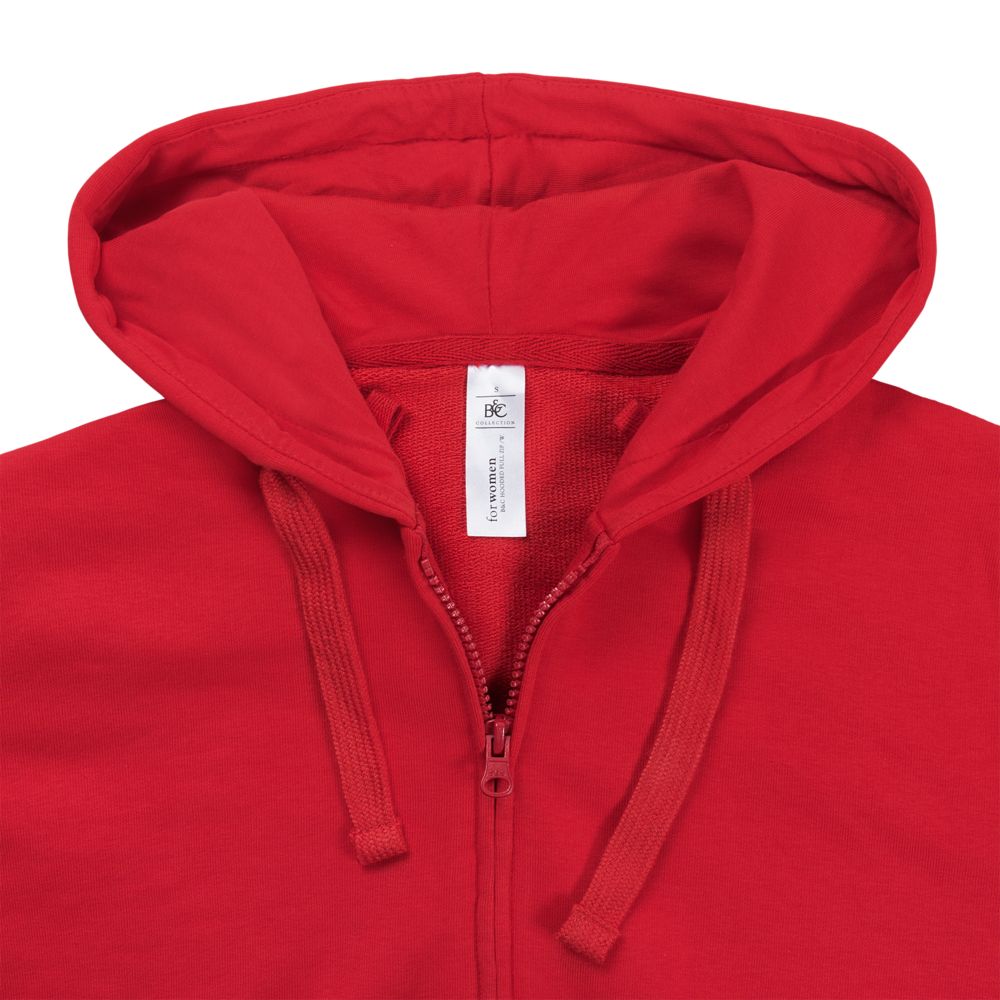 Толстовка женская Hooded Full Zip красная