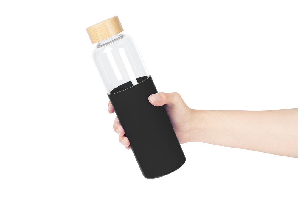 Бутылка для воды Onflow, черная Бутылка для воды Onflow, черная