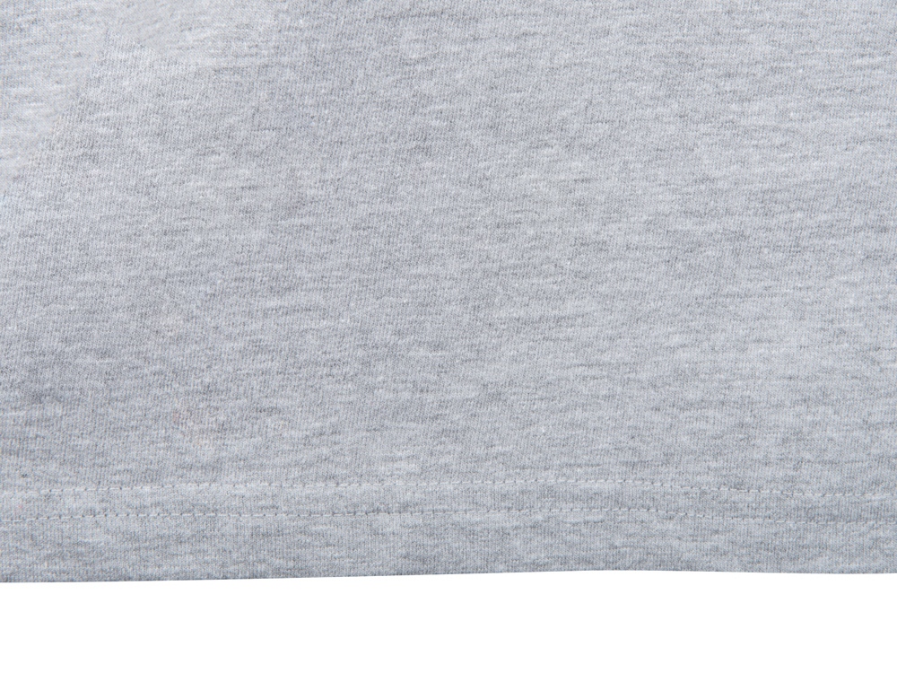 Футболка из френч терри Warsaw унисекс 220гр, серый меланж