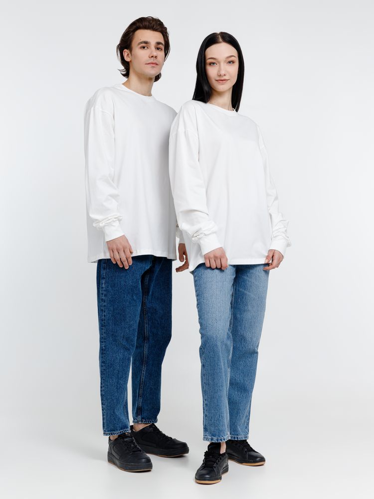 Футболка оверсайз унисекс Сity Sapiens, молочно-белая