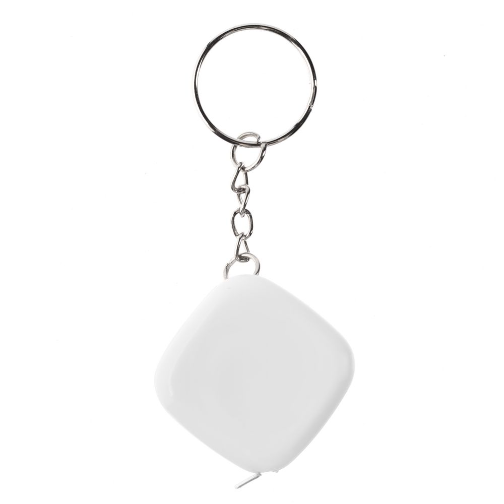 Брелок с рулеткой Metric, белый