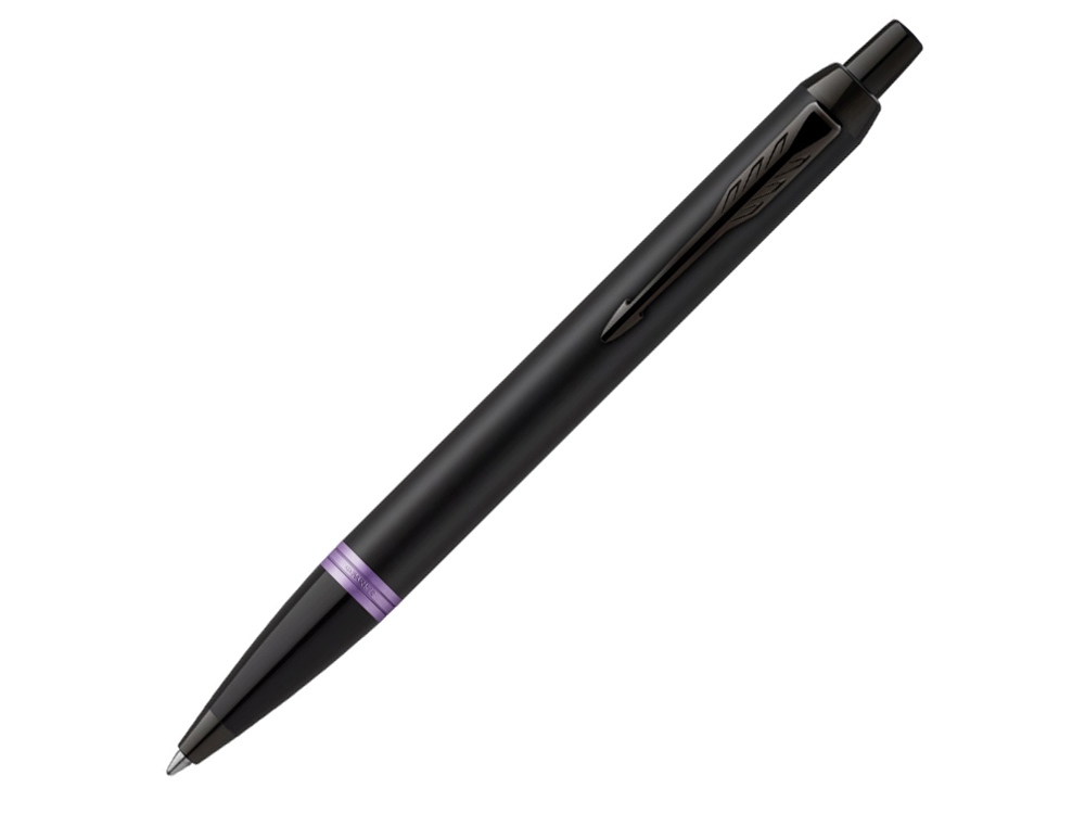Шариковая ручка Parker IM Vibrant Rings Flame Amethyst Purple, стержень: M blue, в подарочной упаковке. Шариковая ручка Parker IM Vibrant Rings Flame Amethyst Purple, стержень: M blue, в подарочной упаковке.