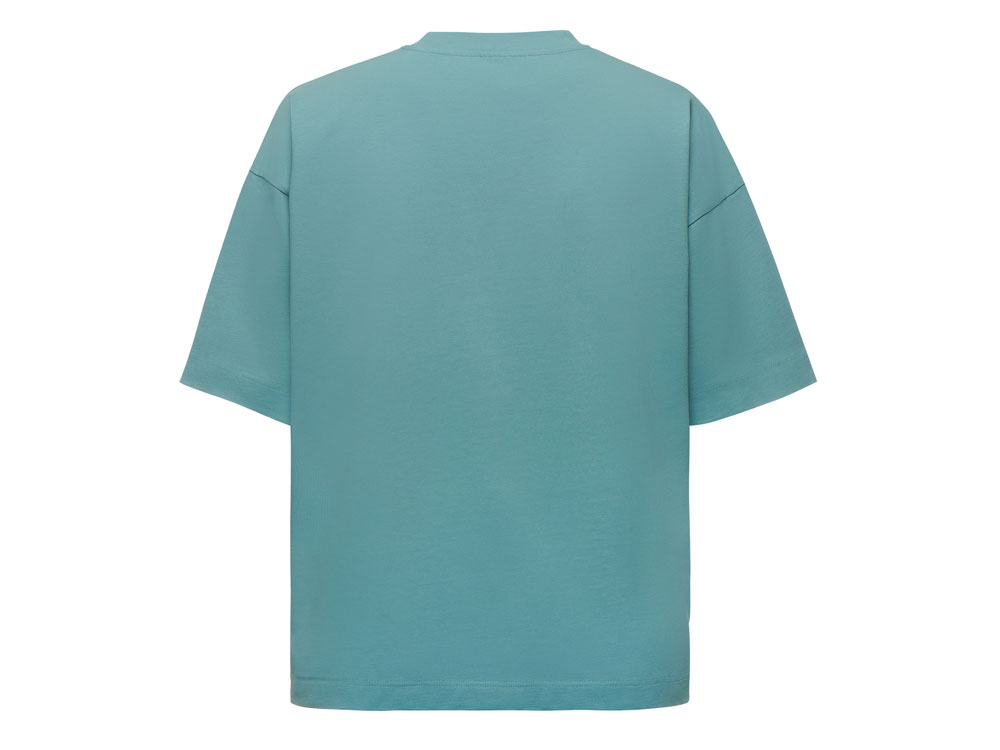 Футболка оверсайз Beta.01 унисекс, пыльный бирюзовый