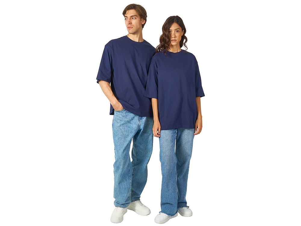 Футболка Berlin к/р оверсайз, 100% хлопок, 180гр, темно-синий