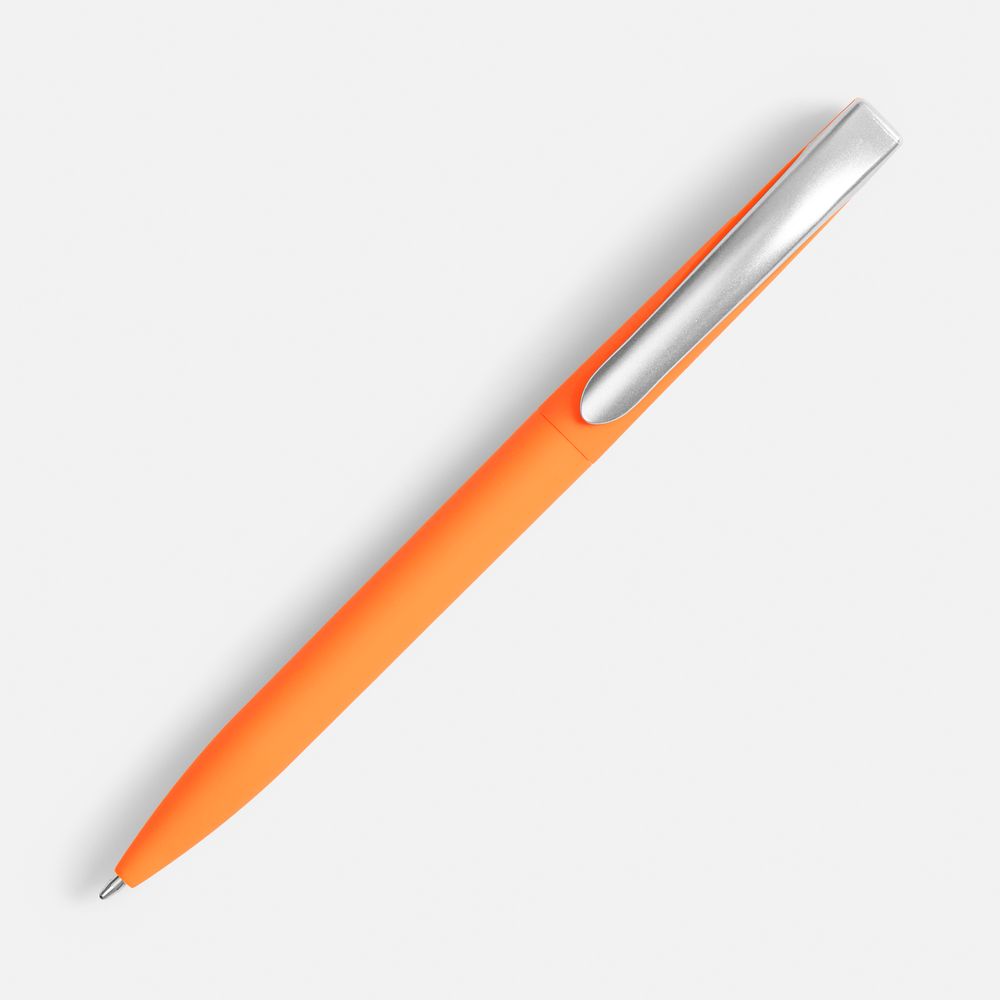 Ручка шариковая Pin Soft Touch, оранжевая Ручка шариковая Pin Soft Touch, оранжевая
