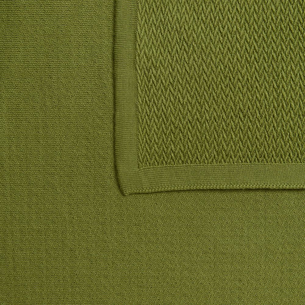 Плед Ornato, зеленый (лавровый)