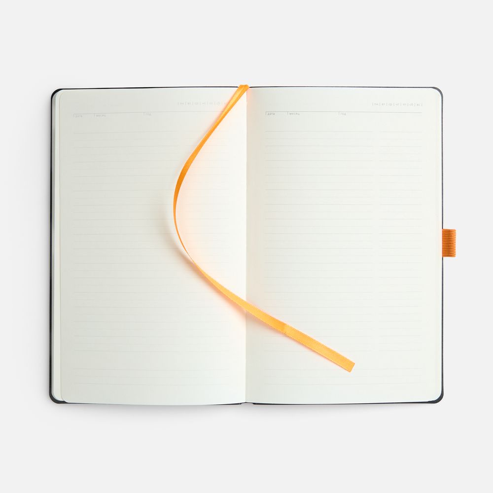 Ежедневник Lungo, недатированный, оранжевый